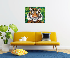 Bold Tiger | Original Acrylic Painting
