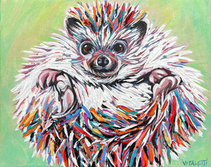 Colorful Hedgehog II | Canvas Print