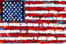 Load image into Gallery viewer, Dramatic Stars &amp; Stripes | Canvas Print
