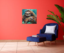 Load image into Gallery viewer, Painted Sloth | Canvas Print