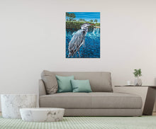 Load image into Gallery viewer, Peaceful Heron | Canvas Print
