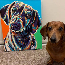 Load image into Gallery viewer, Commissioned Pet Portrait | Canvas Print
