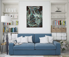 Load image into Gallery viewer, Powerful Rhino | Canvas Print