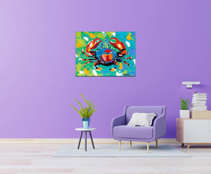 Seaside Crab | Canvas Print