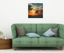 Load image into Gallery viewer, Stunning Tropical Sunset | Original Acrylic Painting