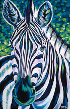 Load image into Gallery viewer, Wild Zebra | Original Acrylic Painting
