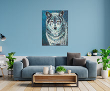 Load image into Gallery viewer, Wolf Spirit Animal | Original Acrylic Painting