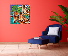 Load image into Gallery viewer, Best Giraffe Friends | Canvas Print
