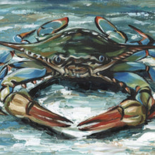 Load image into Gallery viewer, Blue Crab II | Canvas Print
