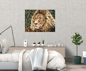 Cecil The Lion | Original Acrylic Painting