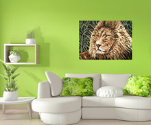Load image into Gallery viewer, Cecil The Lion | Original Acrylic Painting

