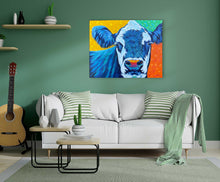 Load image into Gallery viewer, Colorful Cow | Canvas Print
