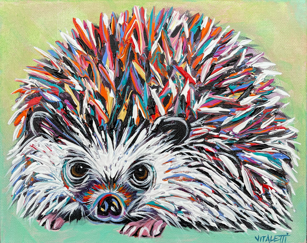 Colorful Hedgehog | Canvas Print