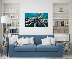 Curious Octopus | Canvas Print