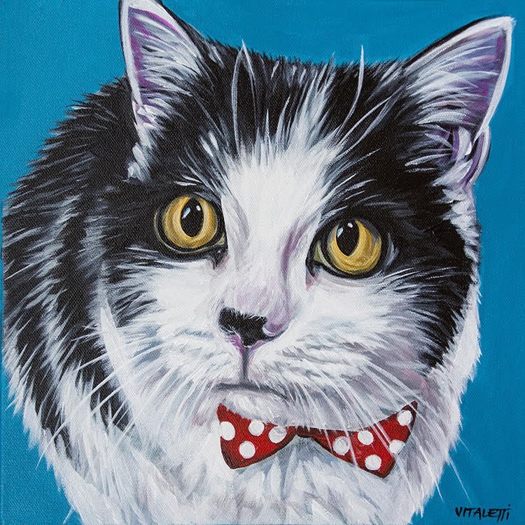 Dapper Cat | Canvas Print