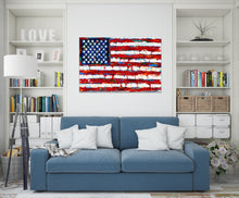 Load image into Gallery viewer, Dramatic Stars &amp; Stripes | Canvas Print
