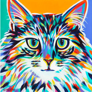Dramatic Cat | Canvas Print