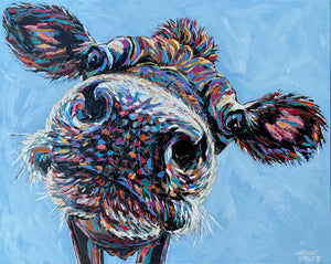 Funny Cow II | Canvas Print