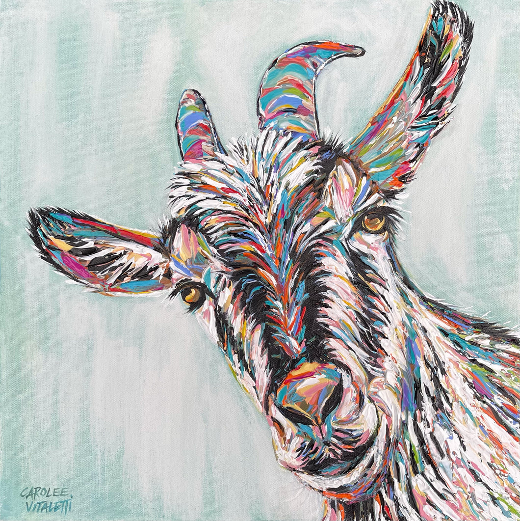 Funny Goat | Canvas Print