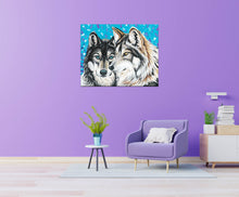 Load image into Gallery viewer, Grey Wolves | Canvas Print
