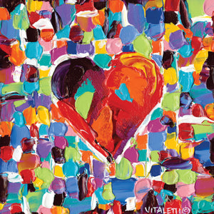 Mosaic Heart III | Canvas Print