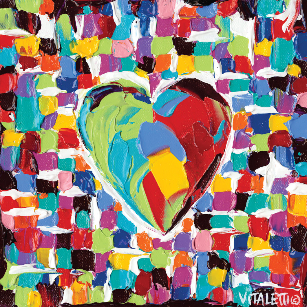 Mosaic Heart | Canvas Print