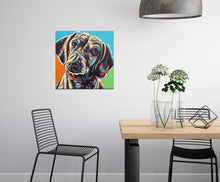 Load image into Gallery viewer, Painted Dachshund | Canvas Print
