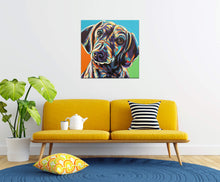 Load image into Gallery viewer, Painted Dachshund | Canvas Print
