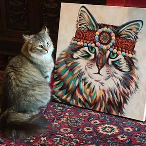 Commissioned Pet Portrait | Canvas Print