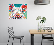 Load image into Gallery viewer, Pink Piglet | Canvas Print
