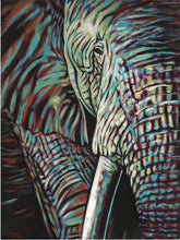 Load image into Gallery viewer, Powerful Elephant | Original Acrylic Painting
