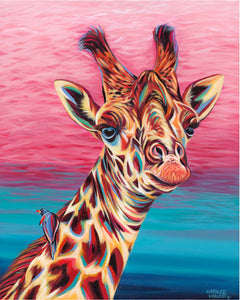 Sky High Giraffe | Canvas Print