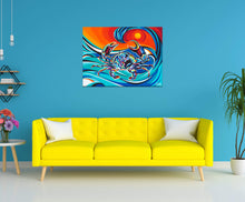 Load image into Gallery viewer, Wavy Crab | Canvas Print
