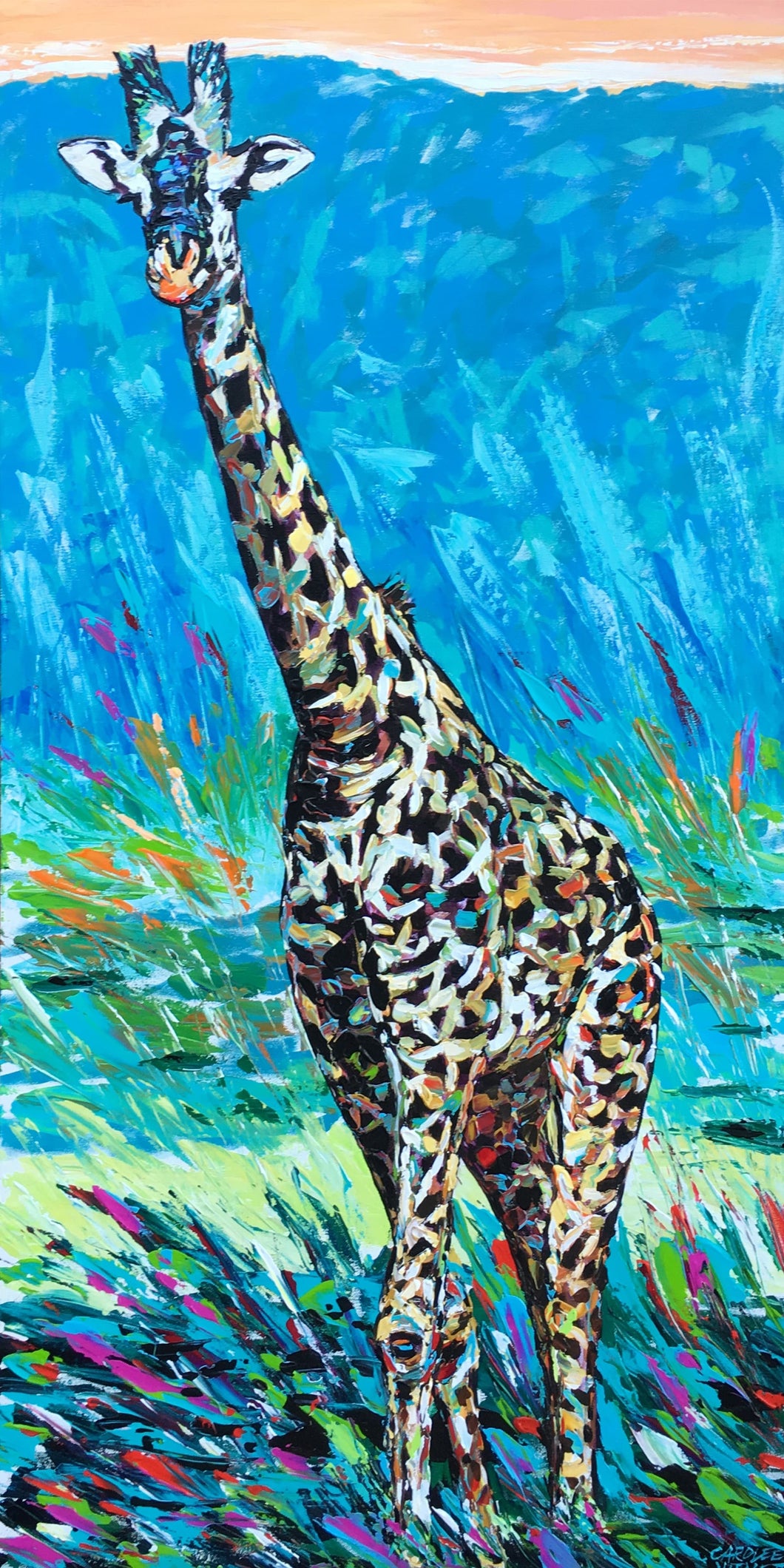Wild Giraffe II | Canvas Print